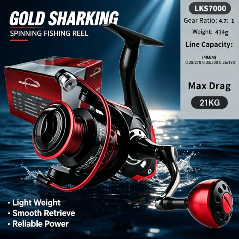 GOLD SHARKING-Reel Pemintal, R - Abu Garcia Reel Max ulasan dan harga