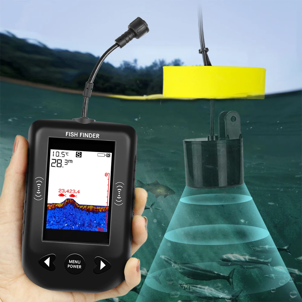 Alarm 100M Sonar Portabel Penc - Fish Finder Portable ulasan dan harga