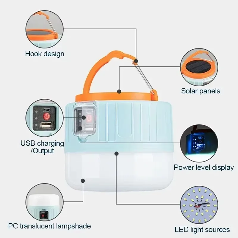 Lampu Camping Tenaga Surya LED - Fishing Light ulasan dan harga