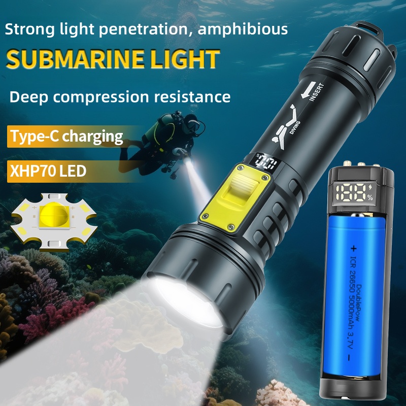 Senter Selam XHP70 Baru IPX8 C - Fishing Light ulasan dan harga
