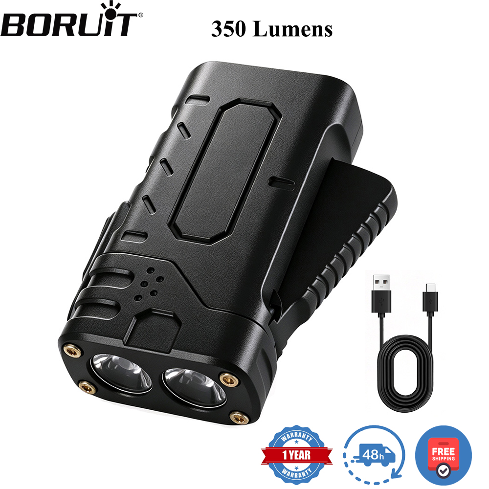 BORUIiT Senter LED EDC dengan  - Fishing Light ulasan dan harga