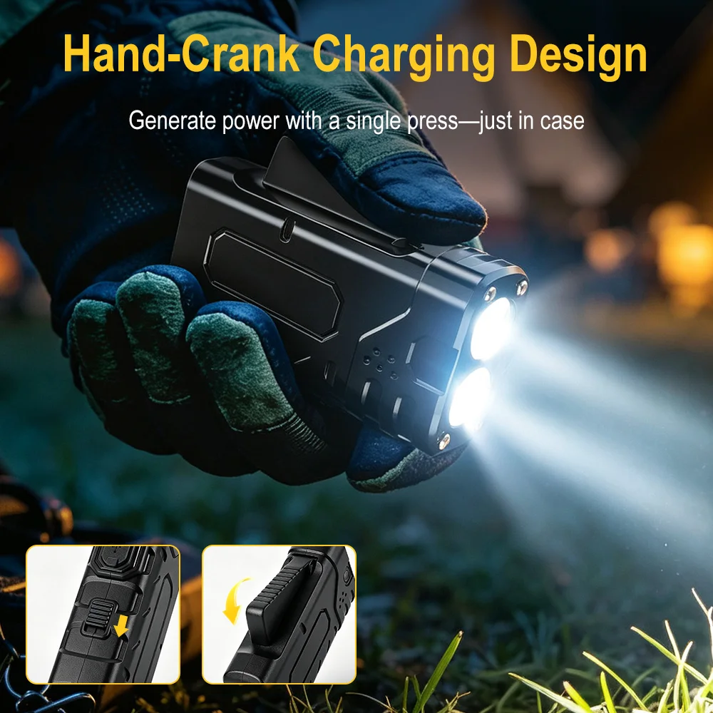 BORUIiT Senter LED EDC dengan  - Fishing Light ulasan dan harga