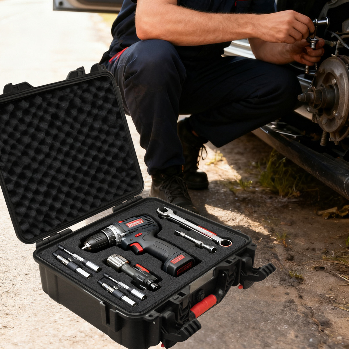 Kotak Peralatan Portabel denga - Fish Finder Case ulasan dan harga